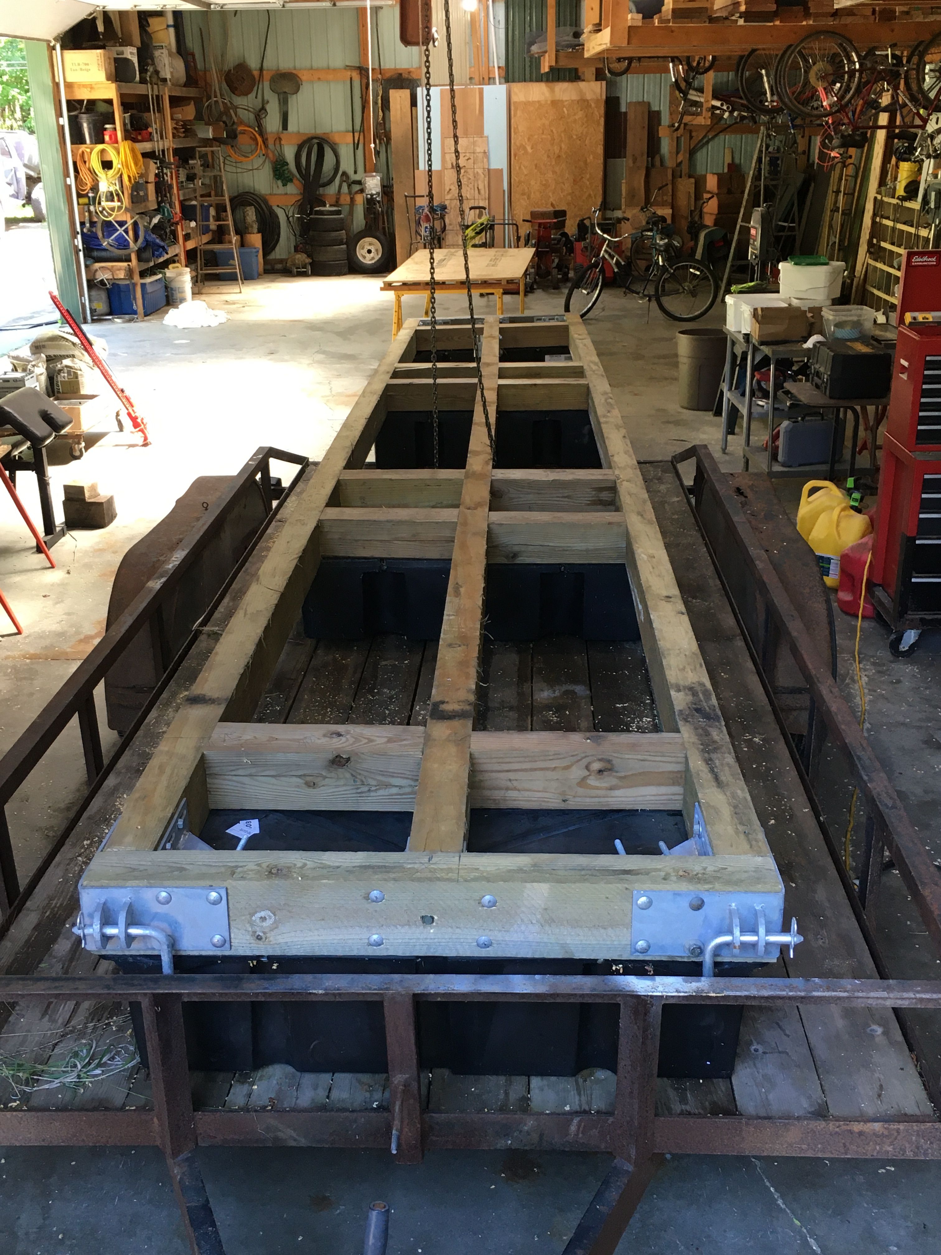 Summer 2022 - Another slip dock under construction