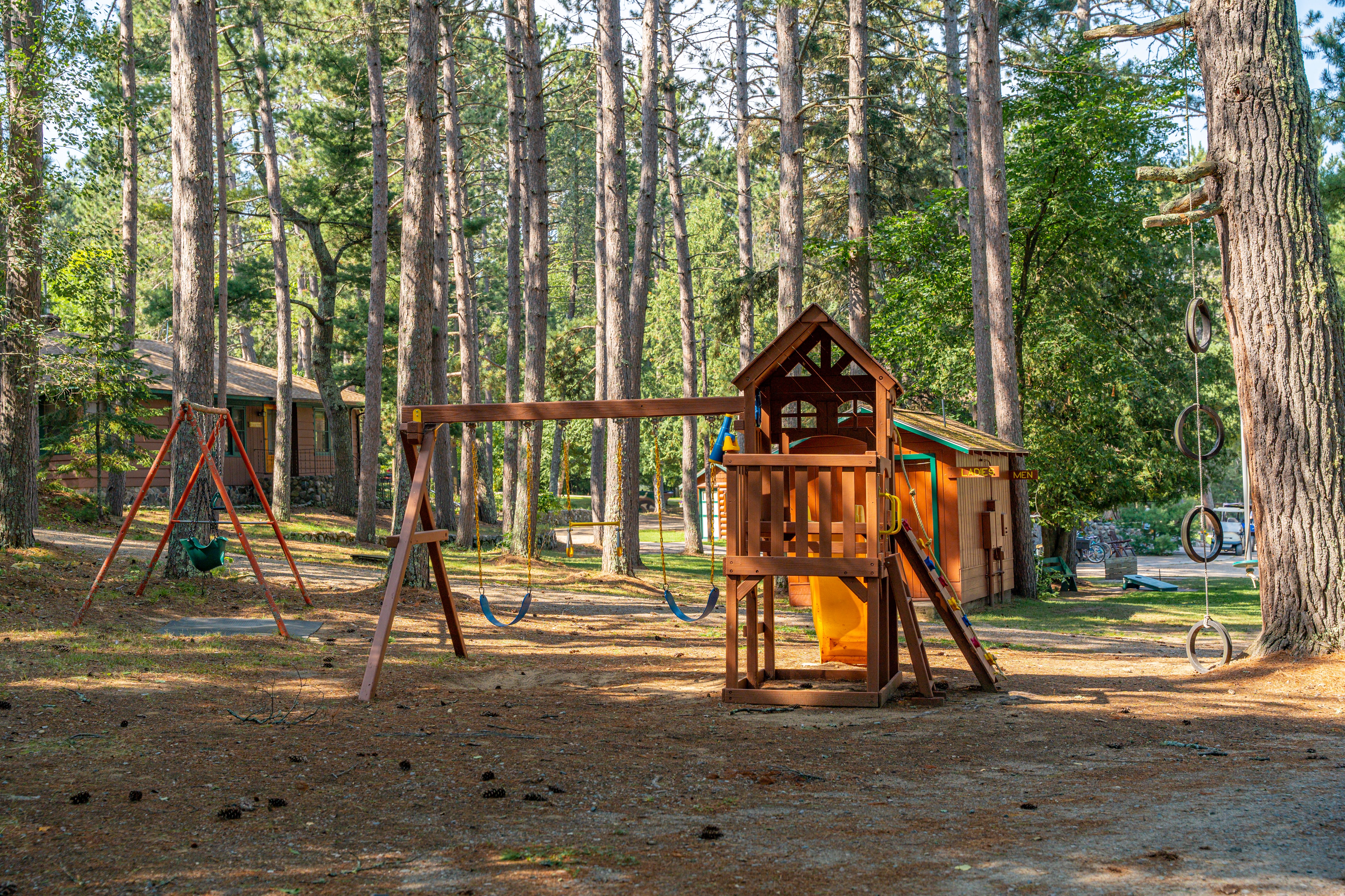 Toddler Playground at Cabin O' Pines Resort & Campground