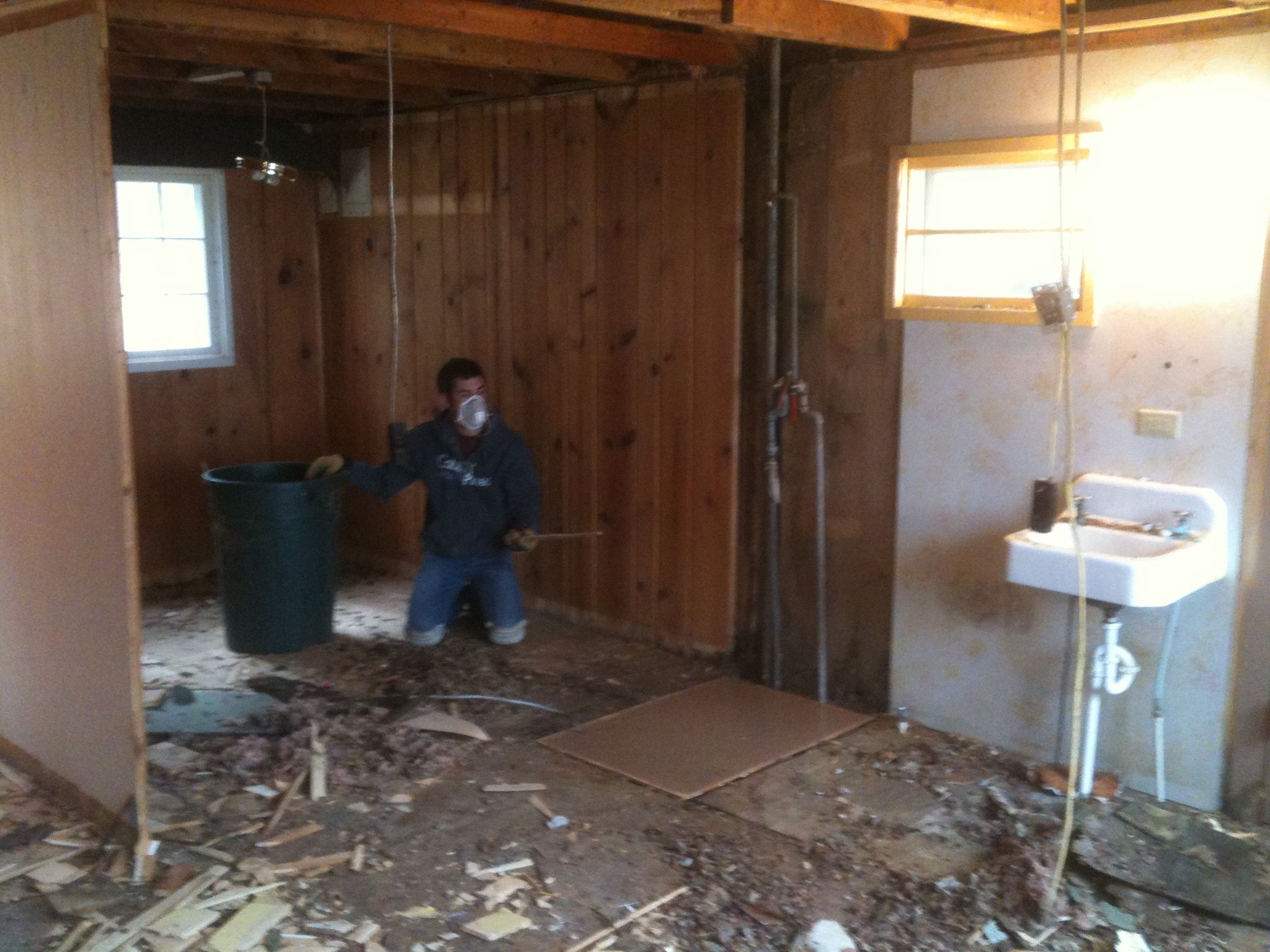 October 2012 - Remodelling Norway Pine (Cabin #5)
