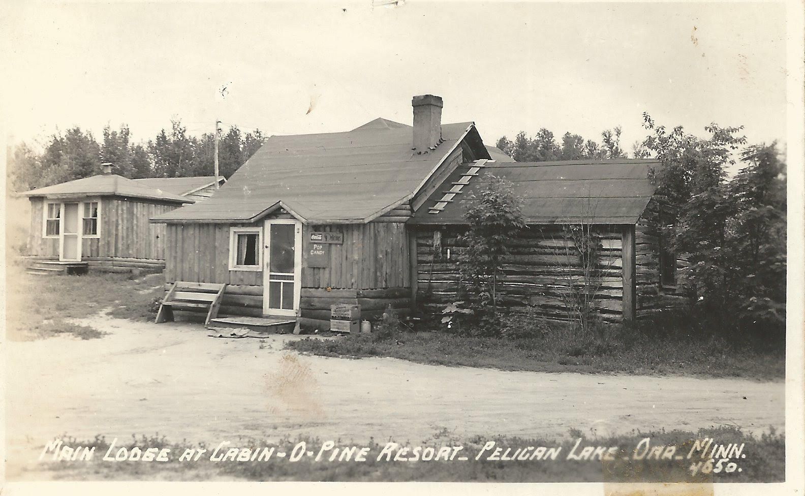1940s - The homestead / store, and the original log cabin