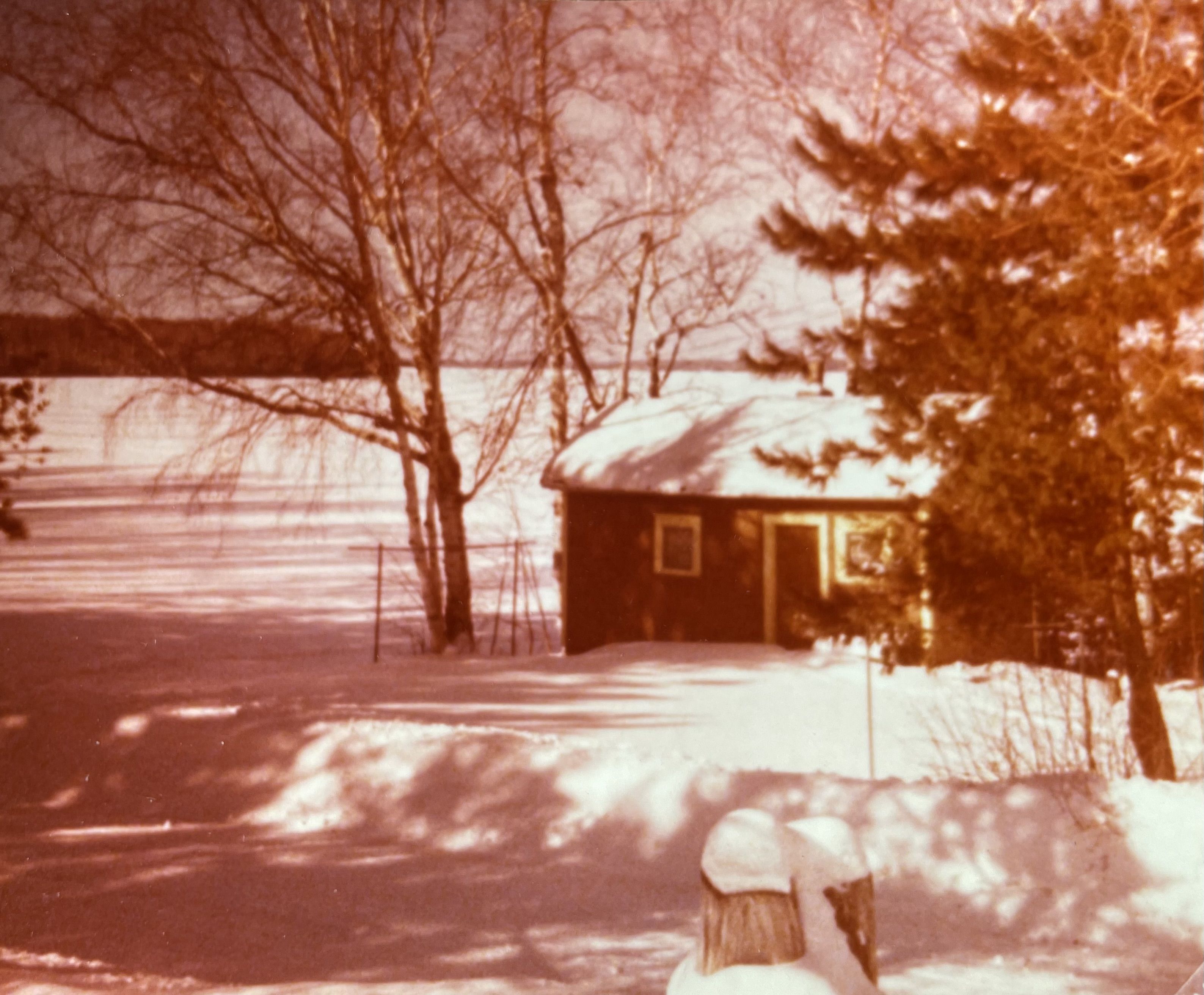Early 1980s - Winter Scene of the Sauna