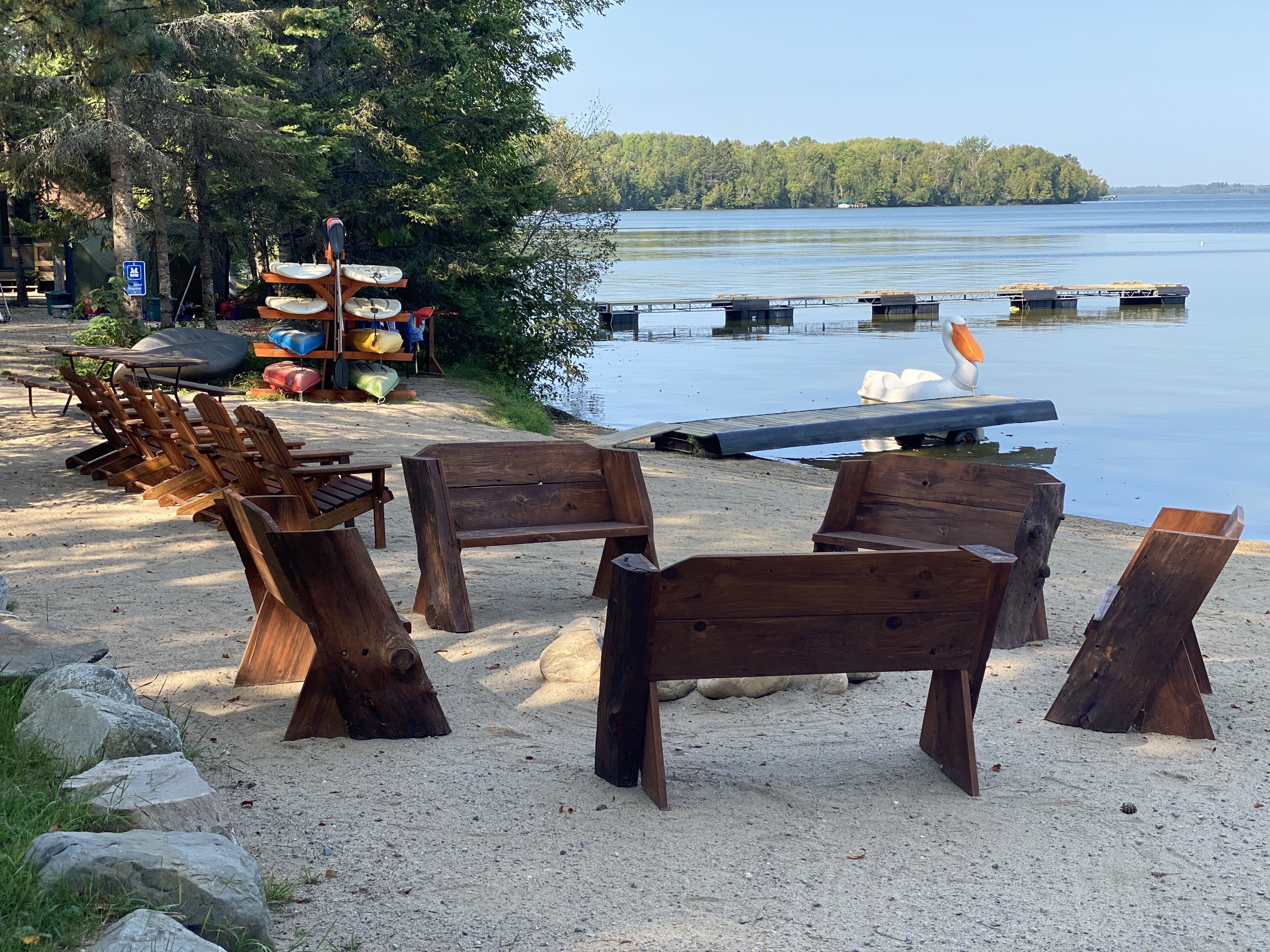 Sandy Beach at Cabin O' Pines Resort & Campground