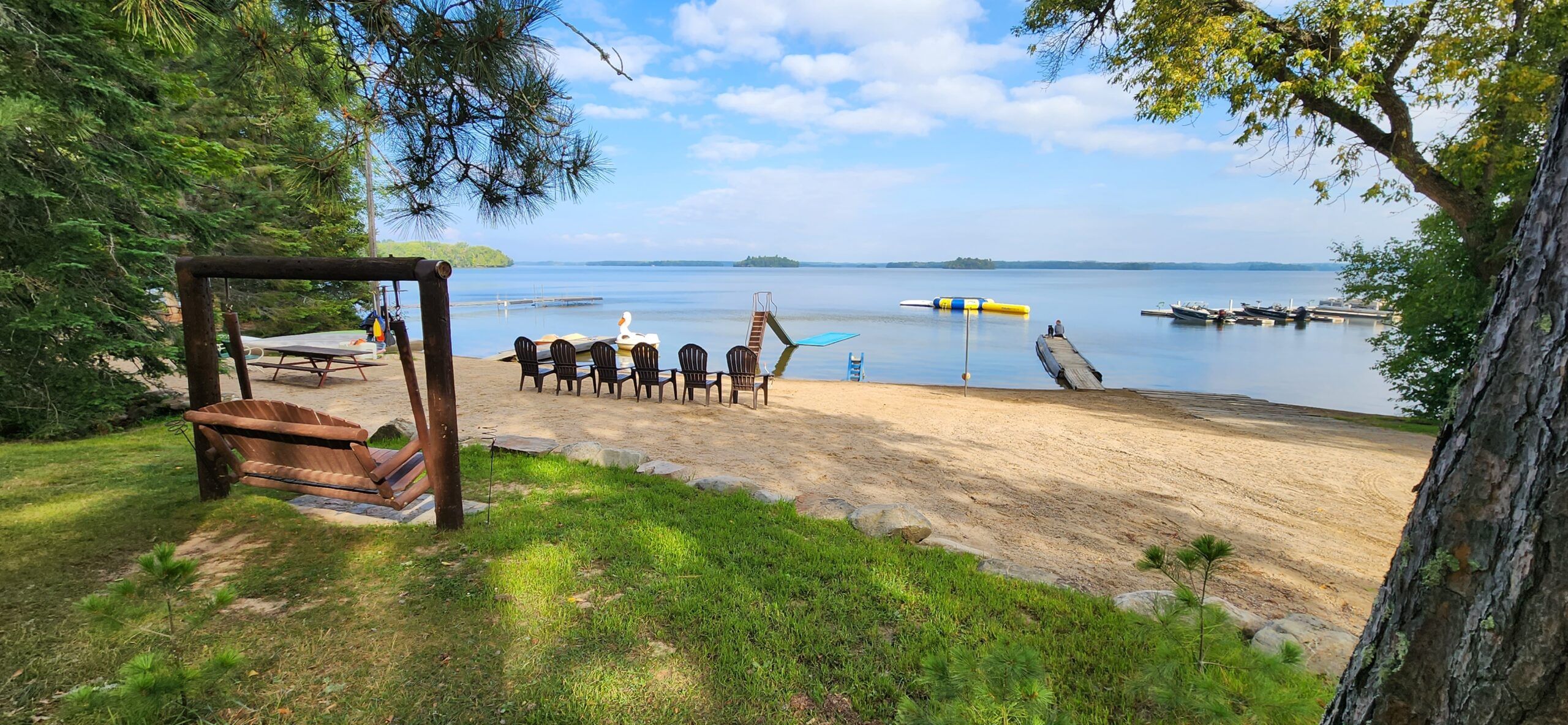 Sandy Beach at Cabin O' Pines Resort & Campground