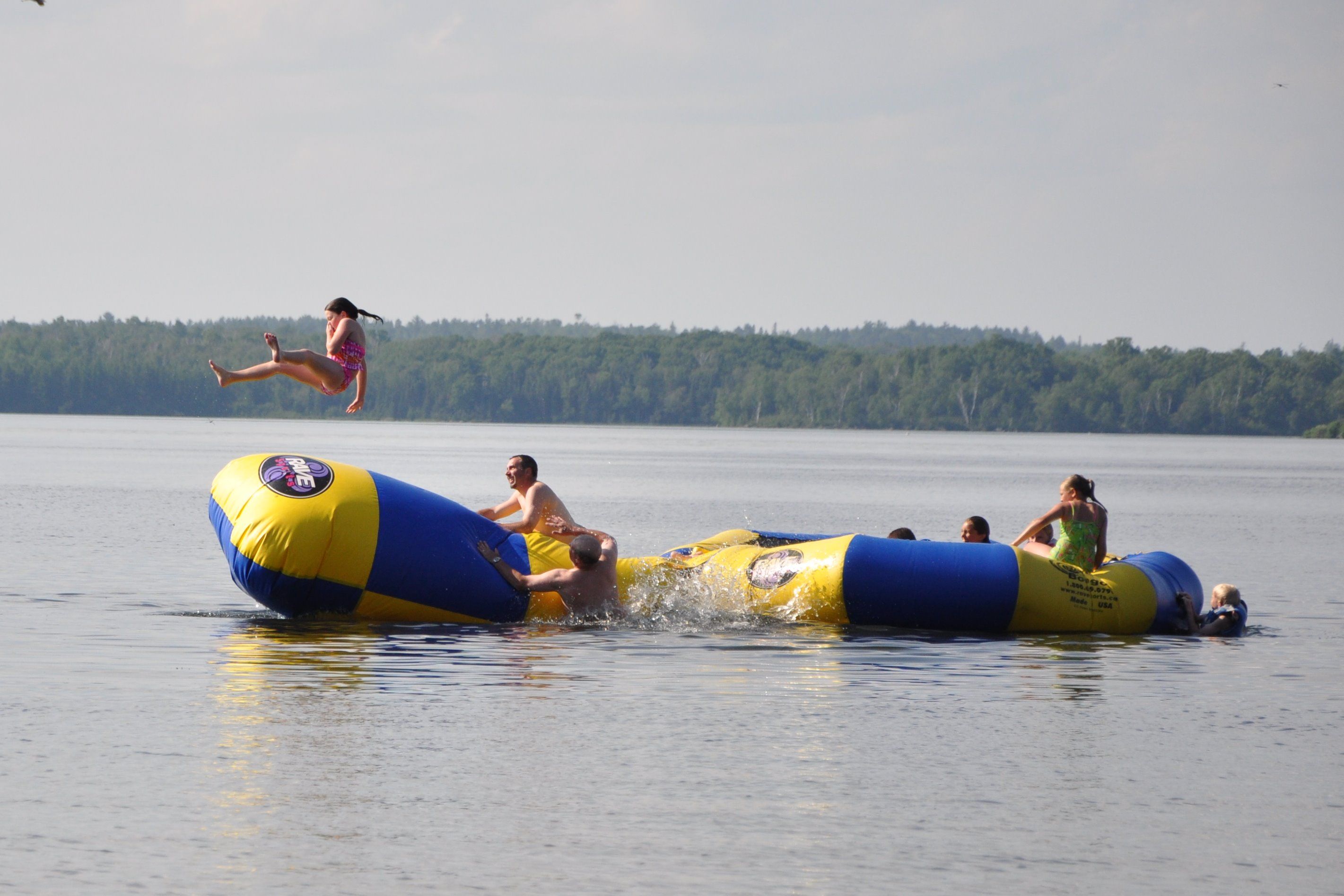 Raft & Water Toys at Cabin O' Pines Resort & Campground