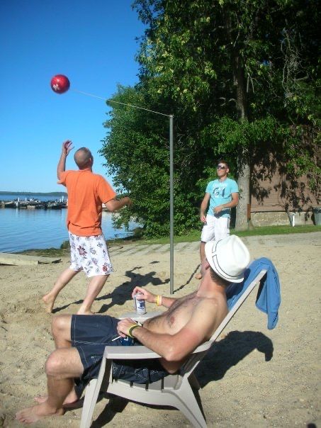 Tetherball at Cabin O' Pines Resort & Campground