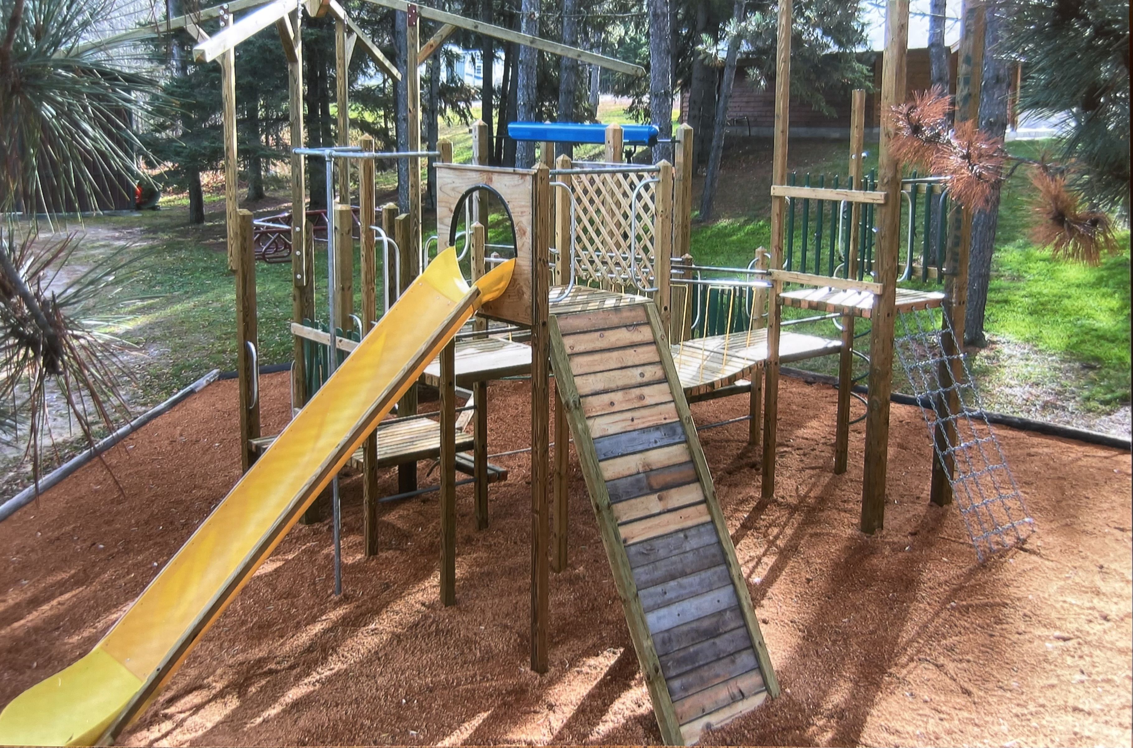 Summer 2004 - New Playground was built for the kids to enjoy