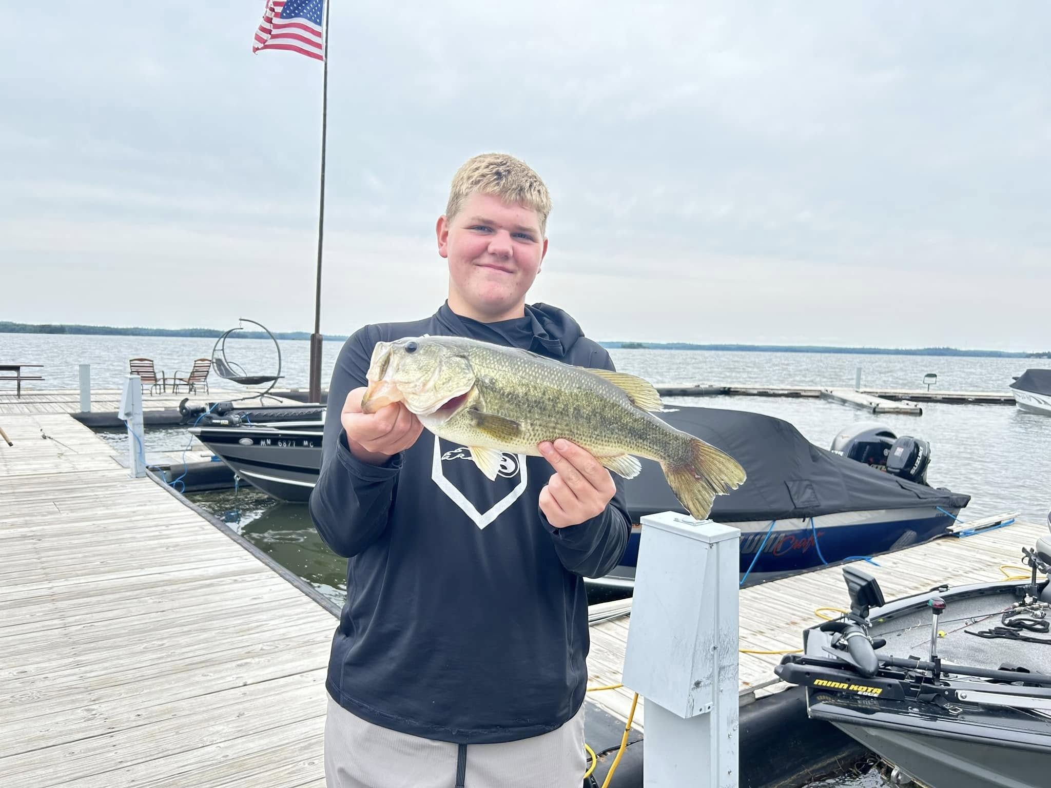 Largemouth Bass - Caught Off The Dock at Cabin O' Pines Resort & Campground - Summer 2024