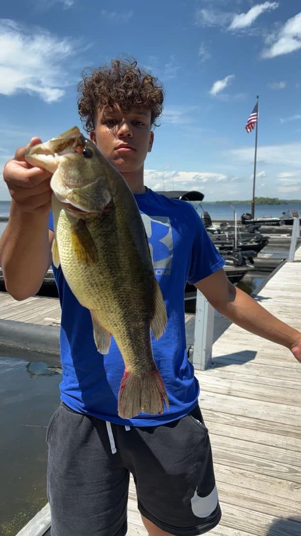 Largemouth Bass - Caught Off The Dock at Cabin O' Pines Resort & Campground - Summer 2024