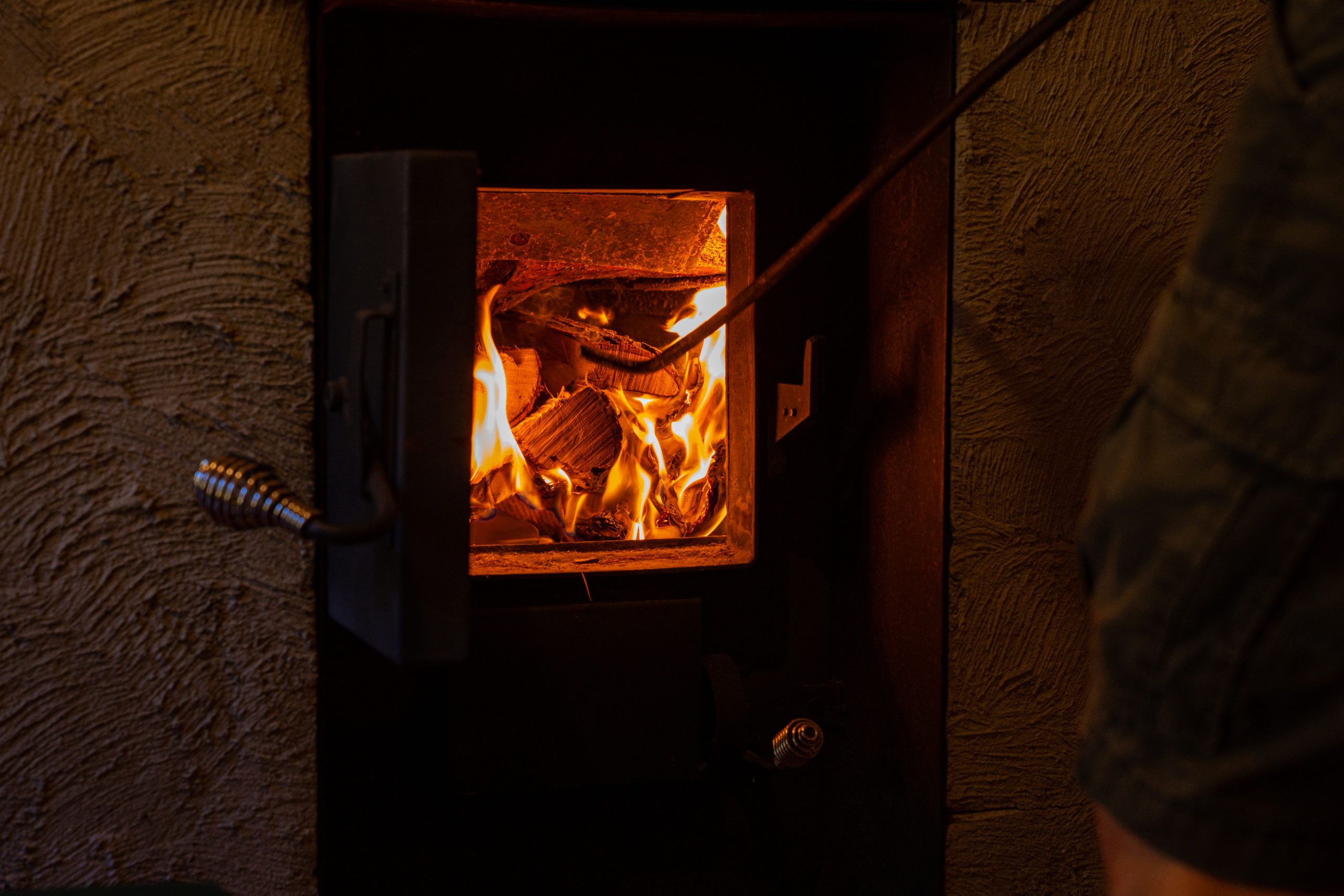 Wood Stove Sauna at Cabin O' Pines Resort & Campground