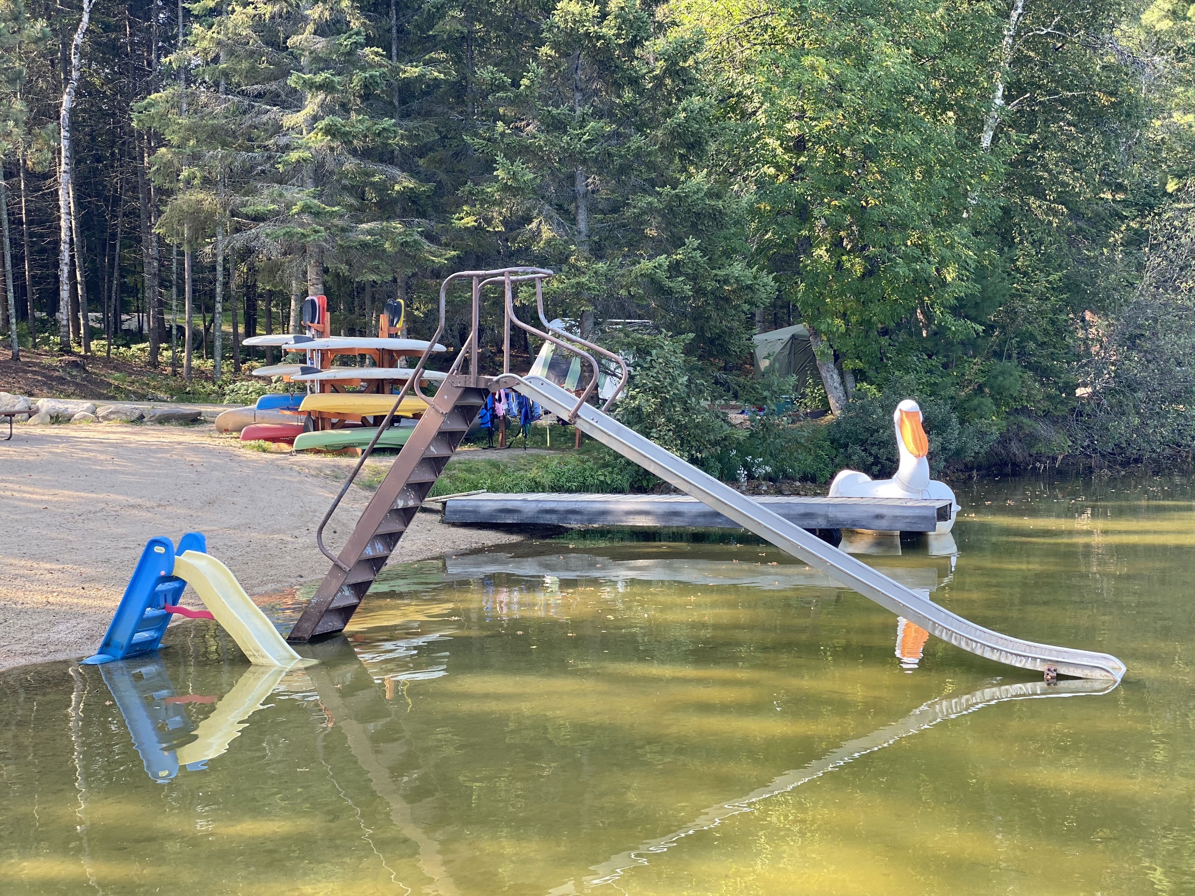 Sandy Beach at Cabin O' Pines Resort & Campground